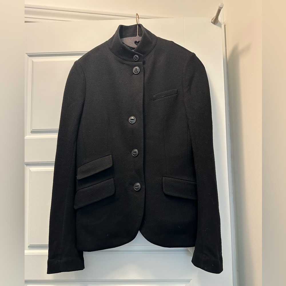 Rag & Bone Wool Slade Blazer - Black, Size 2
